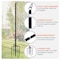 Newhouse Lighting 9 ft. 8 in. Outdoor String Light Poles for Outside Lights for Garden, Patio and Backyard Decor, 2PK NHSLP-2P - alternate 9